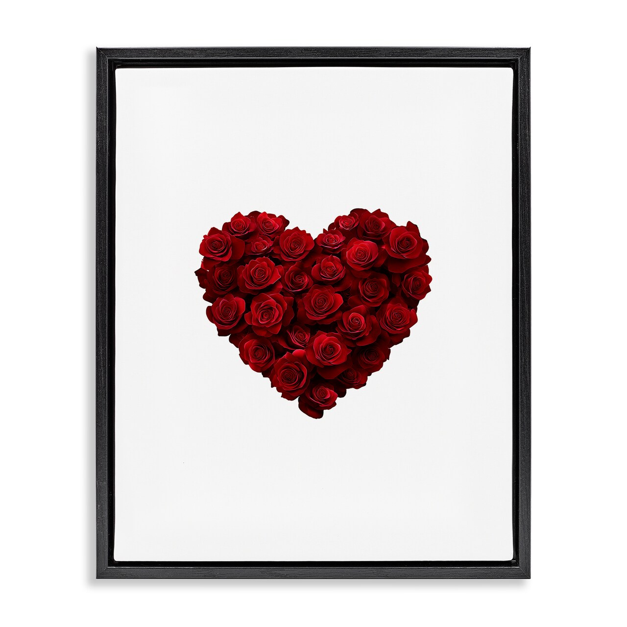 Stupell Industries Heart of Roses Bouquet Floating Frame, design by Christine Simpson Art